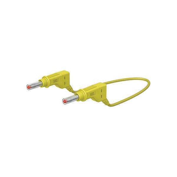 Stäubli 669407-05024 XZG425 cable, yellow, flexible, stackable Ø 4...