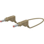 Stäubli 669407-10027 XZG425 connection cable, brown, 4mm plugs, PVC insulation