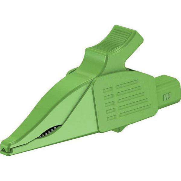 Stäubli 669575-25 XDK-1033 Clip terminal CAT III Green brass insulated