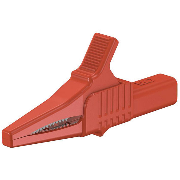 Stäubli 669755-22 XKK-1001 safety terminal 4mm jack, CAT II 1000V Red