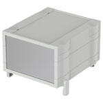 BOPLA 68320090.MT2 Botego BO 32018 Desktop Case Grey-white ABS 1pc