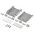 BOPLA 68320091.MT1 Botego Desktop case ABS 174x196.9x65.2mm grey-white