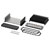 BOPLA 84416100.HMT1 Alubos flanged box Aluminium black IP65 1pc
