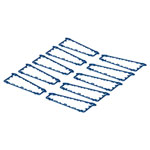 BOPLA 92023000 AT-IP 2385 DI designer sealing TPE blue 1pc