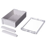 BOPLA 96026335 Bocube Casing polycarbonate V0 grey-white RAL 7035