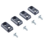 BOPLA 96510604 B Wall bracket PC-V0 graphite grey 18x33x8mm