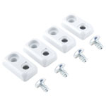 BOPLA 96510605 WL-2 Wall bracket polycarbonate grey-white 18x33x8mm