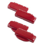 BOPLA 96910000 B SC HB Hinge Lock Fire Red Polycarbonate 100x27x48.3mm