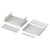 BOPLA 97216080.HMT1 Filotec flanged box Aluminium anodised 1pc guide grooves