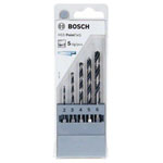 Bosch 2607002824 PointTeQ 5-Piece HSS Twist Drill Bit Set for Metal