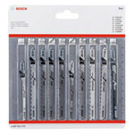 Bosch 2607011172 Bosch JSB 10pc Set Wood Clean