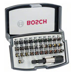 Bosch 2607017319 PRO 32-Piece Bit Set: Quick-Change Colour-Coded Holder