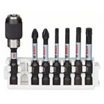 Bosch 2608522327 Impact Power Bit Insert Pack 50mm PH2 PH2 PZ2 PZ2 T20 T25 T30