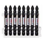 Bosch 2608522337 Impact Double Ended Bit Pack 65mm 8xPH2 Pick & Clic