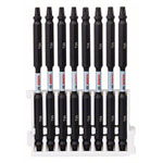 Bosch 2608522349 Impact Double Ended Bit Pack 110mm 4xT20 4xT25 Pick & Clic