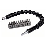 Bosch 2608522377 Accessories 11-Piece Bit Set with Flexible Extension