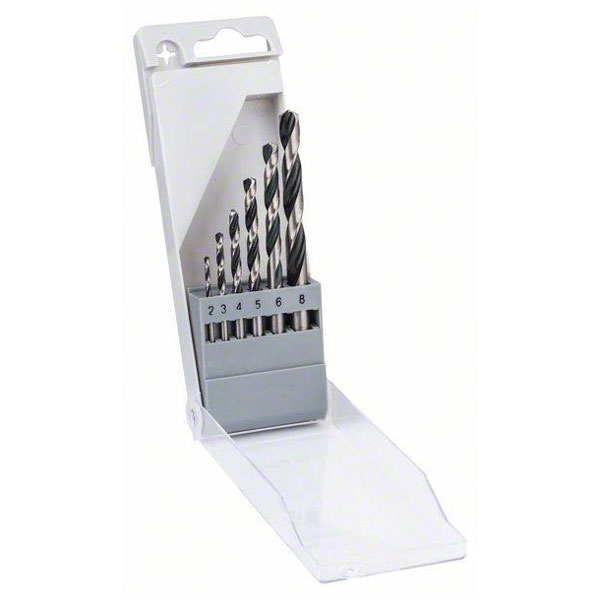 Bosch 2608577346 HSS Metal Twist Drill Bit Set 6-Piece Self-Centering