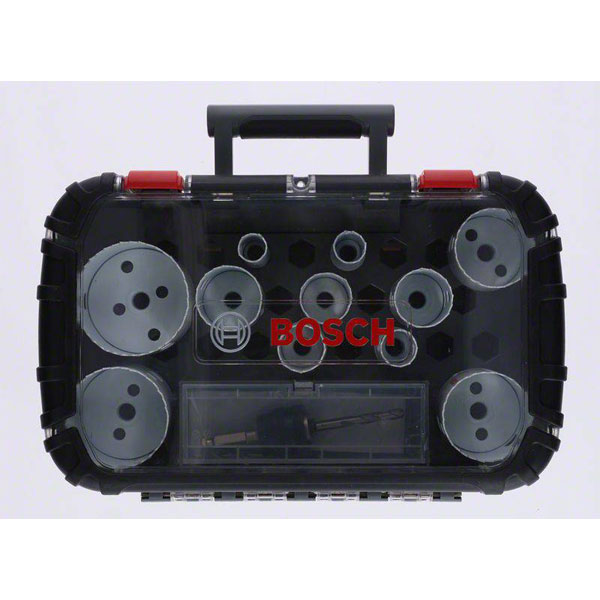 Bosch 2608594193 Hole Saw Set: 14piece Bi-Metal 8% Cobalt Long Life
