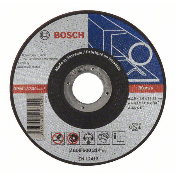 Click to view product details and reviews for Bosch 2608600214 Cutting Disc 115mm Metal Straight As46s Bf 80m S.