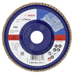 Bosch 2608601274 X431 Flap disc Metal 125mm 22.23mm G40