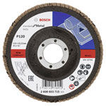 Bosch 2608603715 X431 Flap Disc Ø 115mm Bore Ø 22.33mm Steel