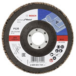 Bosch 2608603719 X431 Flap Disc 125mm Wear-Resistant Steel 1 piece