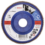 Bosch 2608607334 Flap Disc X571 Metal D= 115mm; G= 40 Straight
