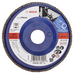 Bosch 2608607337 X571 Flap Disc 115mm Durable Metal Grinding Tool