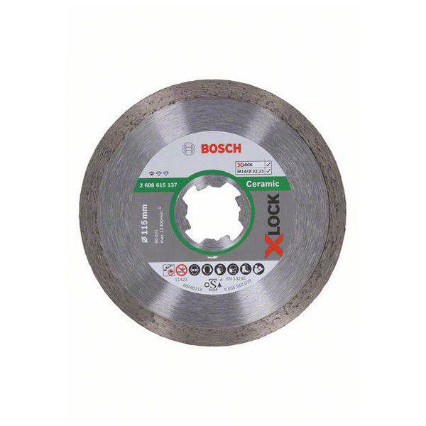 Click to view product details and reviews for Bosch 2608615137 Diamond Cutting Disc 115mm For Ceramic X Lock System.