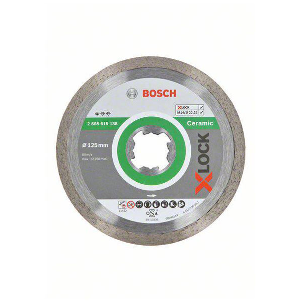 Click to view product details and reviews for Bosch 2608615138 X Lock Diamond Cutting Disc 125mm For Ceramic Tiles.