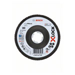 Bosch 2608619199 X-LOCK Flap Disc 115mm 22.23mm Bore Metal Grinding