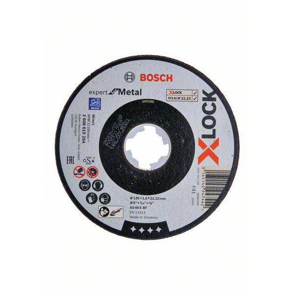 Click to view product details and reviews for Bosch 2608619254 X Lock Cutting Disc 125mm For Metal High Safety.