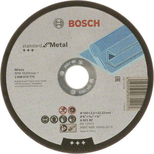 Click to view product details and reviews for Bosch 2608619774 Standard Metal Cutting Disc 150 Mm Aluminium Oxide.