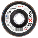 Bosch 2608619808 X551 Flap Disc 115mm Efficient for Metalwork and Welding
