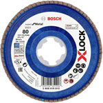 Bosch 2608619813 X551 Flap Disc 115mm Bore 22.23mm for Metal Work