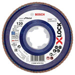Bosch 2608619814 X551 Flap Disc 115mm Quick X-LOCK For Metalwork