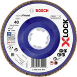 Bosch 2608619815 X551 Flap Disc 125mm Ideal For Metal Deburring