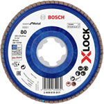 Bosch 2608619817 X551 Flap Disc 125mm Abrasive For Metal Workers