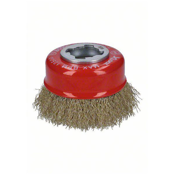 Click to view product details and reviews for Bosch 2608620730 X Lock Metal Cup Brush 75mm Brass Wire Corrosion.