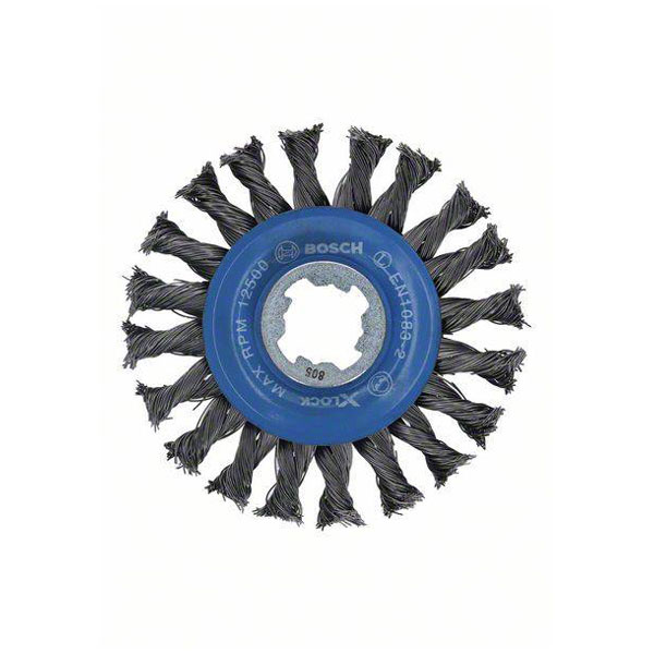 Click to view product details and reviews for Bosch 2608620731 X Lock Disc Brush Heavy Metal 115mm 05mm 12500rpm.