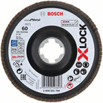 Bosch 2608621768 X-LOCK Flap Disc 125mm Zirconium Oxide Metal Work