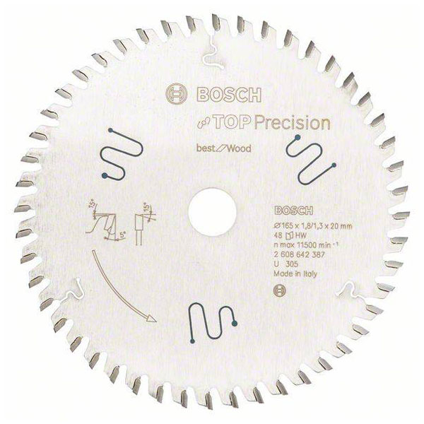 Bosch 2608642387 Top Precision Multi Material Circular Saw Blade 1...