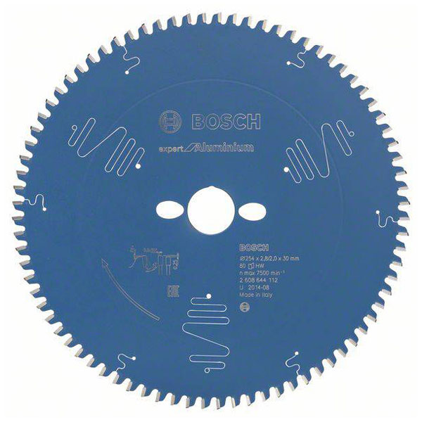 Bosch 2608644112 Expert Circular Saw Blade 254mm Aluminium 80 Teeth