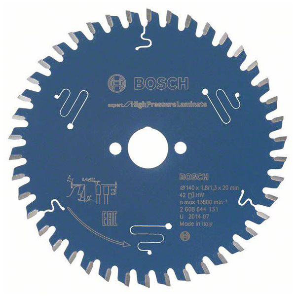 Bosch 2608644131 Expert Circular Saw Blade 140x20mm 42 Teeth