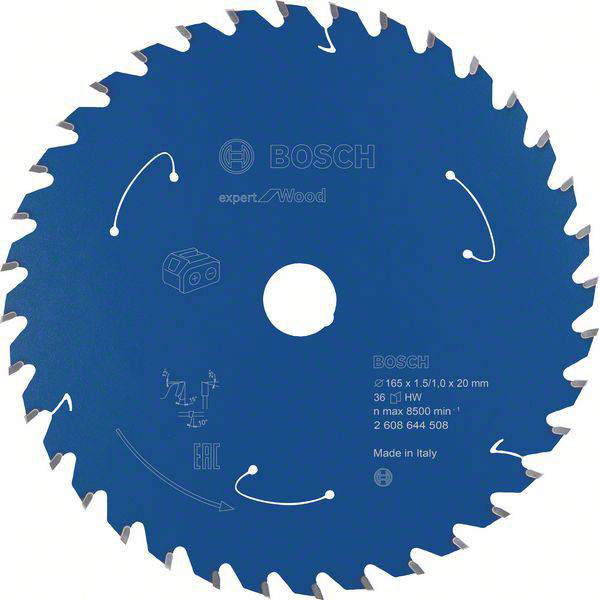 Bosch 2608644508 Expert Circular Saw Blade 165x20mm 36T Durable Wo...