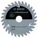 Bosch 2608837752 Circular Saw Blade 85x15mm 30 Cogs Multi-Material