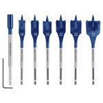 Bosch 2608900334 Expert SelfCut Speed Wood Fraise Set 7 pieces Hex Shank