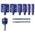 Bosch 2608900445 EXPERT Tough Hole Saw Set 9-Piece with Carbide Teeth