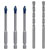 Bosch 2608900596 Expert Tile Drill Bit Set 5piece Hex Shank Long-Lasting