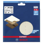 Bosch 2608900692 EXPERT M480 Sanding Disc Mesh 150mm 5pieces Grit 150 Dust-Free